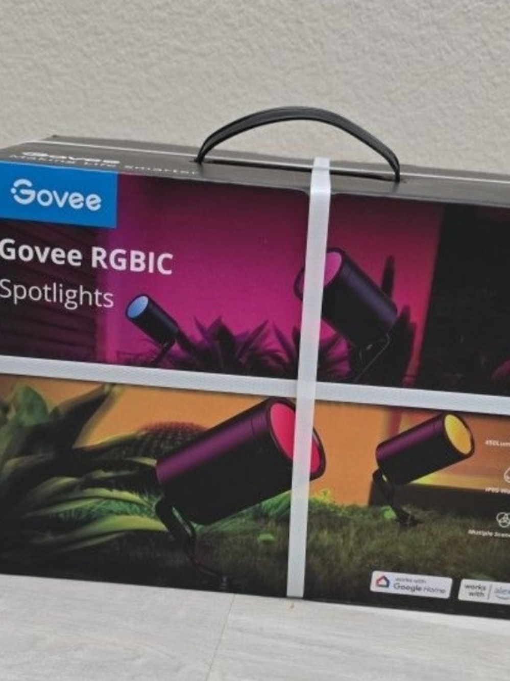 Govee RGBIC Spotlights - Black Smart Accent Lighting